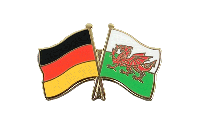 Deutschland + Wales - Freundschaftspin