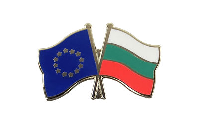 EU + Bulgarien - Freundschaftspin