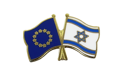 EU + Israel - Freundschaftspin