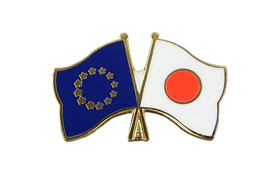 EU + Japan - Freundschaftspin
