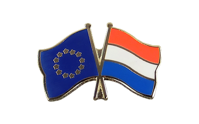 EU + Niederlande - Freundschaftspin