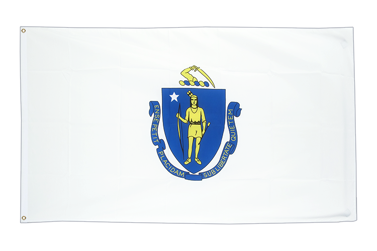 Massachusetts - Drapeau 60 x 90 cm