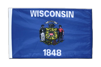 Wisconsin - Flagge 30 x 45 cm