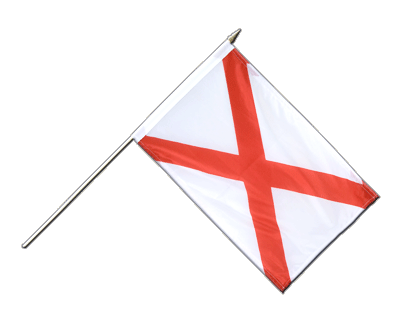 Alabama - Hand Waving Flag 12x18"