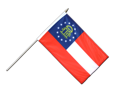Georgia - Hand Waving Flag 12x18"
