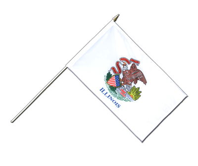 Illinois - Stockflagge PRO 30 x 45 cm
