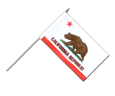 Kalifornien Stockflagge PRO 30 x 45 cm