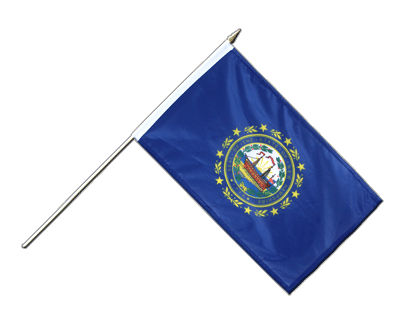 New Hampshire - Stockflagge PRO 30 x 45 cm