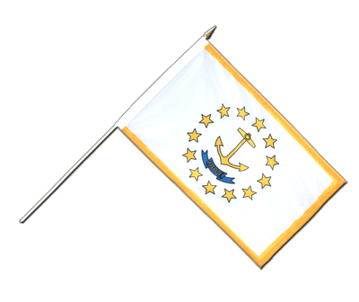 Rhode Island - Stockflagge PRO 30 x 45 cm