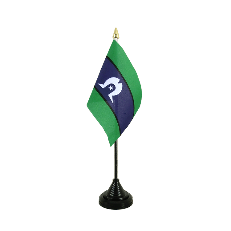 Torres Strait Islands - Tischflagge 10 x 15 cm