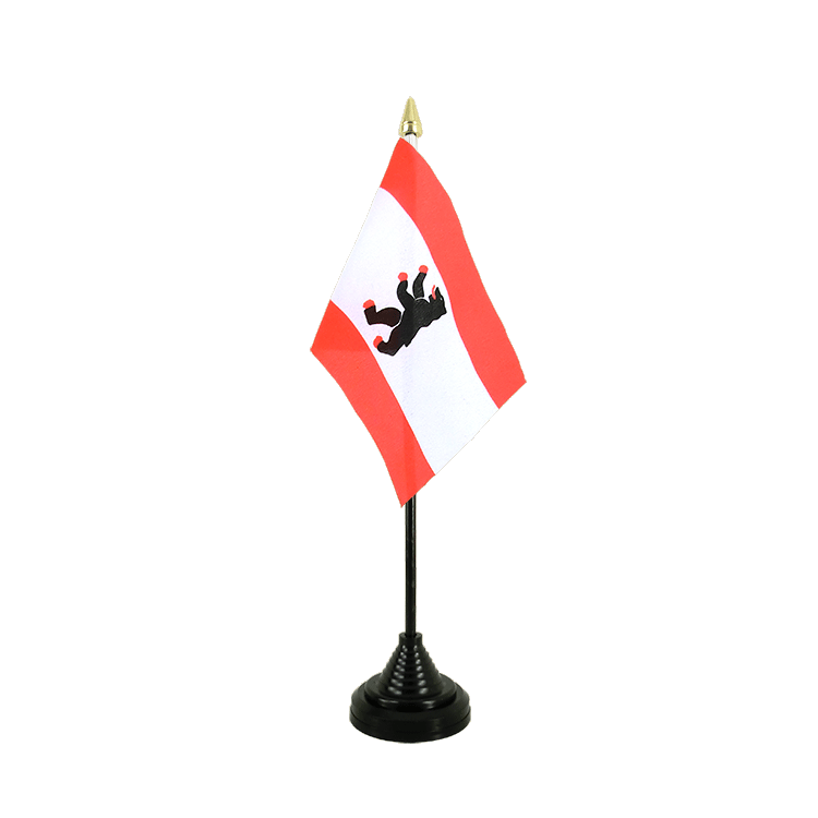 Mini drapeau Berlin de table 10 x 15 cm