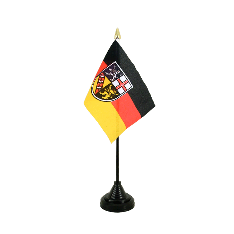Mini drapeau Sarre de table 10 x 15 cm