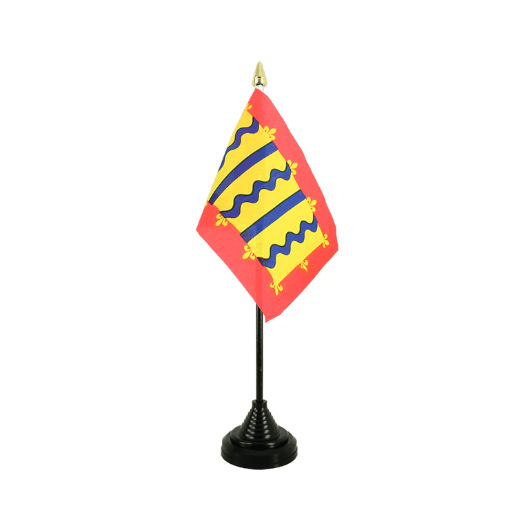 Mini drapeau Cambridgeshire de table 10 x 15 cm
