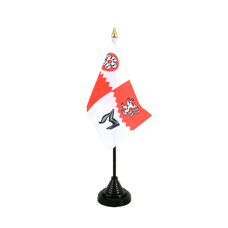 Leicestershire Tischflagge 10 x 15 cm