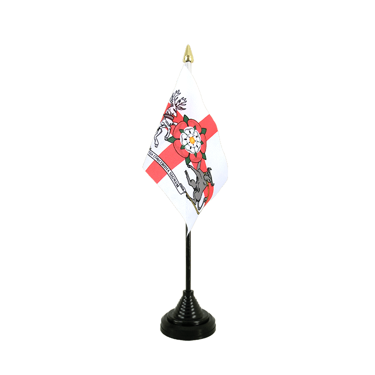 Mini drapeau Northamptonshire de table 10 x 15 cm
