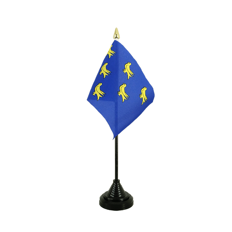 Mini drapeau Sussex de table 10 x 15 cm