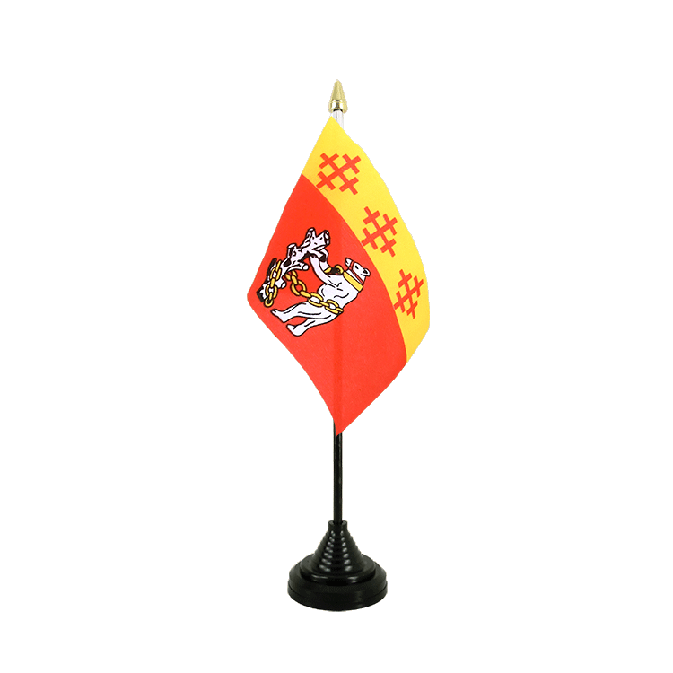 Mini drapeau Warwickshire de table 10 x 15 cm