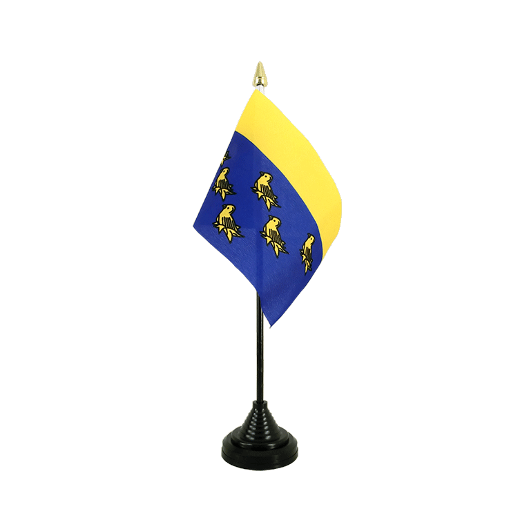 West Sussex - Tischflagge 10 x 15 cm