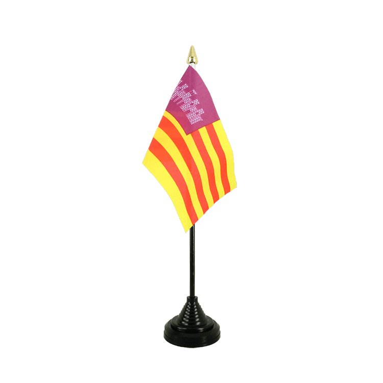 Mallorca Tischflagge - 10 x 15 cm