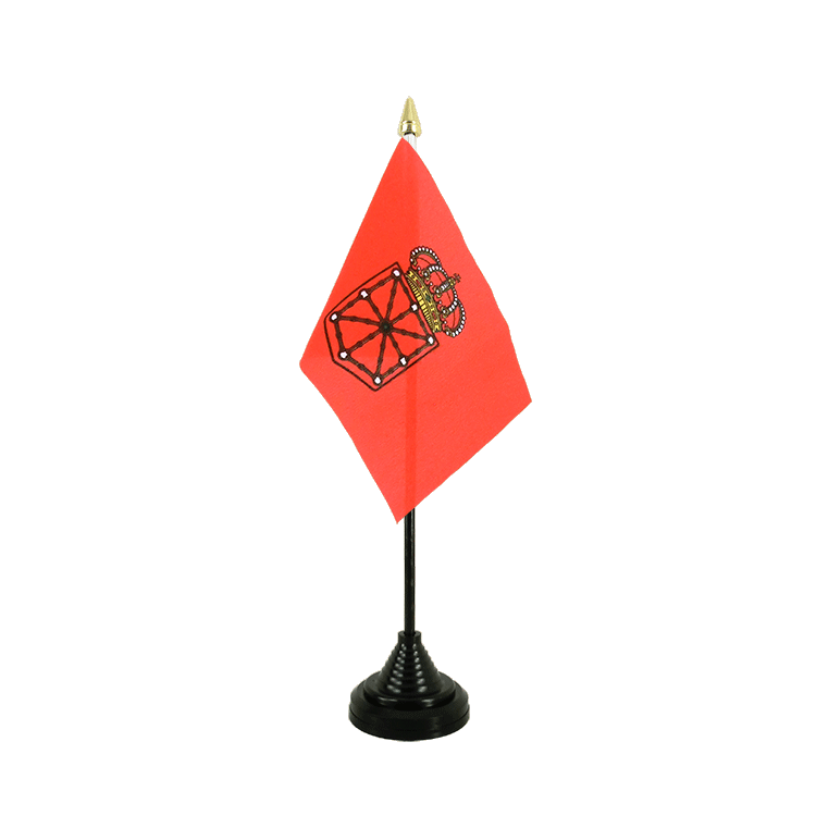 Mini drapeau Navarre de table 10 x 15 cm