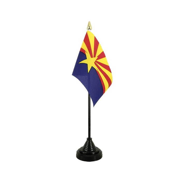 Mini drapeau Arizona de table 10 x 15 cm