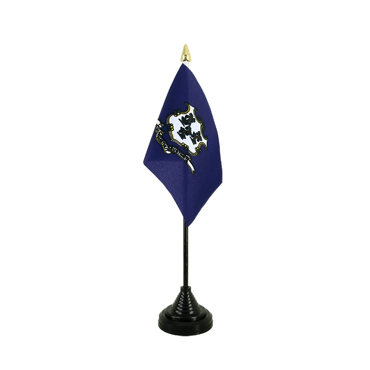 Connecticut Tischflagge 10 x 15 cm