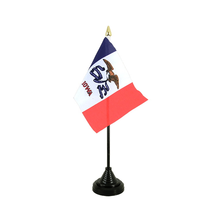 Iowa - Table Flag 4x6"