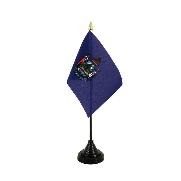 Maine - Tischflagge 10 x 15 cm