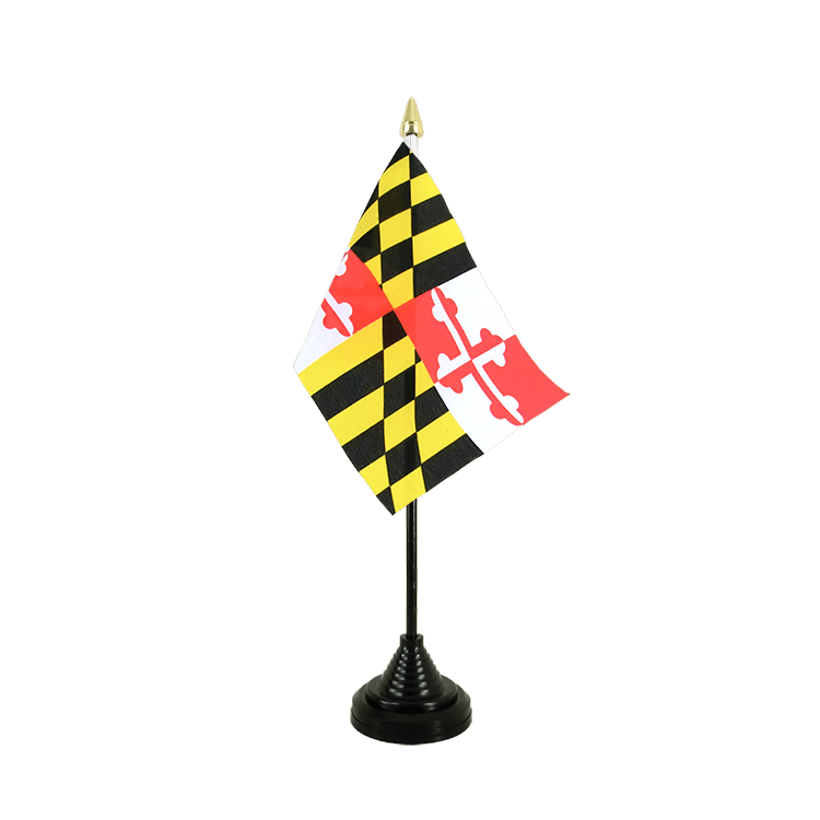 Mini drapeau Maryland de table 10 x 15 cm