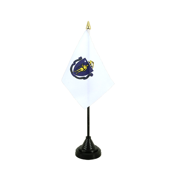 Massachusetts - Tischflagge 10 x 15 cm