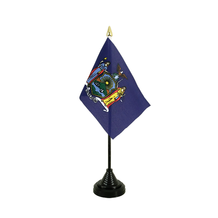 New York Tischflagge 10 x 15 cm