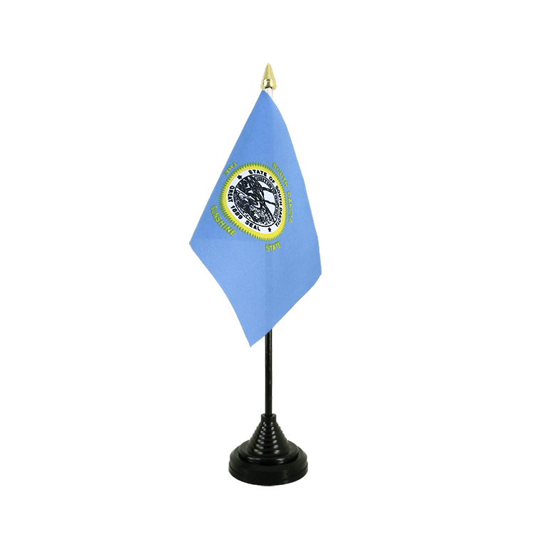 South Dakota Tischflagge - 10 x 15 cm