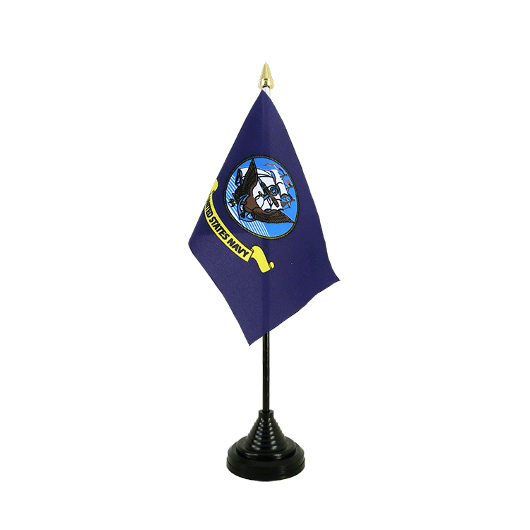 Mini drapeau USA Etats-Unis US Navy de table 10 x 15 cm