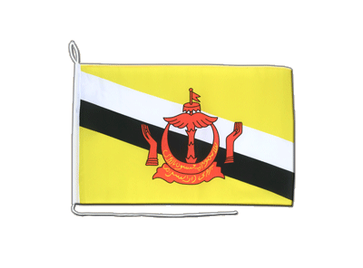 Brunei - Bootsflagge 30 x 45 cm