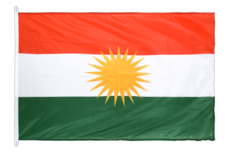 Kurdistan - Hissfahne 100 x 150 cm