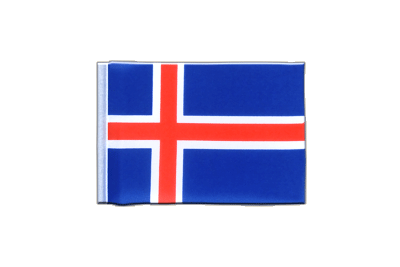 Island Fähnchen 10 x 15 cm