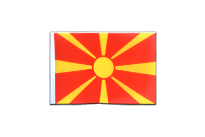 Mazedonien Fähnchen 10 x 15 cm