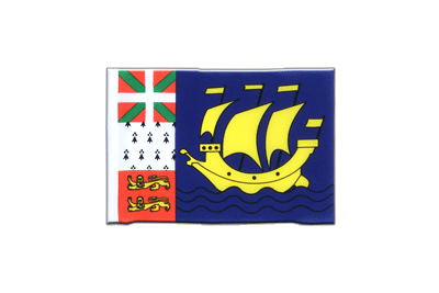 Mini Saint Pierre and Miquelon Flag 4x6"