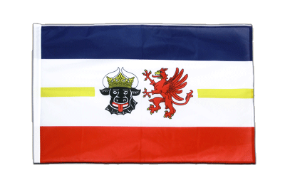 Mecklenburg Vorpommern - Hohlsaum Flagge PRO 60 x 90 cm
