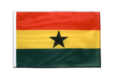 Ghana Hohlsaum Flagge PRO 60 x 90 cm