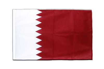 Katar - Hohlsaum Flagge PRO 60 x 90 cm