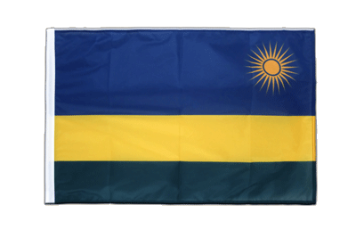 Ruanda - Hohlsaum Flagge PRO 60 x 90 cm