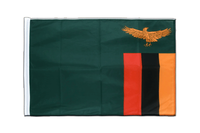 Sambia - Hohlsaum Flagge PRO 60 x 90 cm