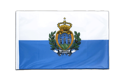 San Marino - Hohlsaum Flagge PRO 60 x 90 cm