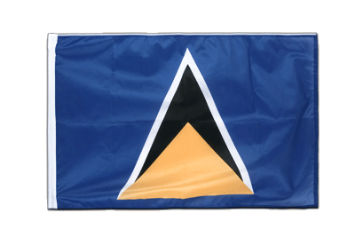 St. Lucia - Hohlsaum Flagge PRO 60 x 90 cm