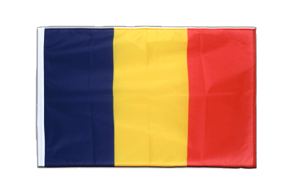 Tschad - Hohlsaum Flagge PRO 60 x 90 cm