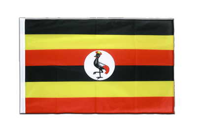 Uganda - Hohlsaum Flagge PRO 60 x 90 cm
