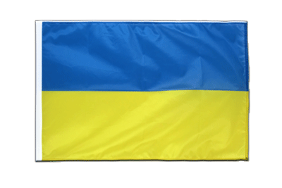 Ukraine Hohlsaum Flagge PRO 60 x 90 cm