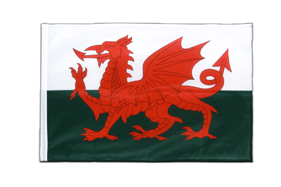 Wales Hohlsaum Flagge PRO 60 x 90 cm