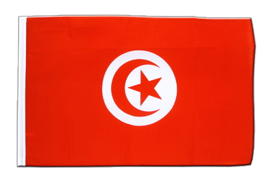 Tunesien Hohlsaum Flagge ECO 60 x 90 cm